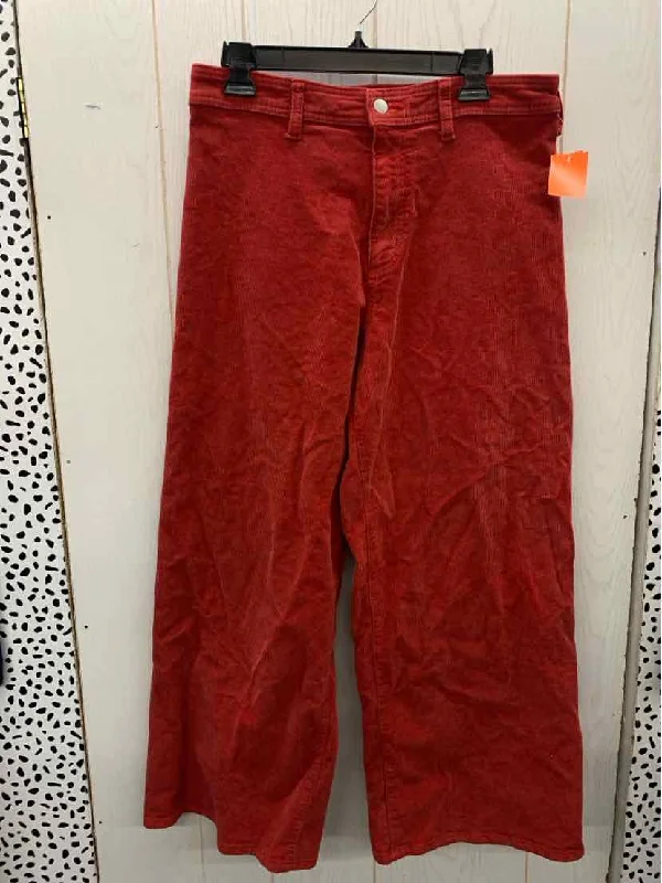 Universal Thread Red Womens Size 10 Pants Soft Stretch Trousers