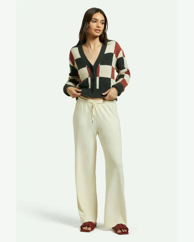 Carefree Organic Garment Dye Lounge Pant Classic Cropped Pants