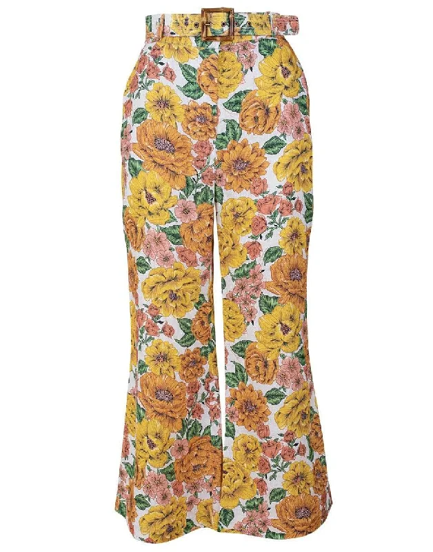 Poppy Crop Flare Pant Trendy Work Pants