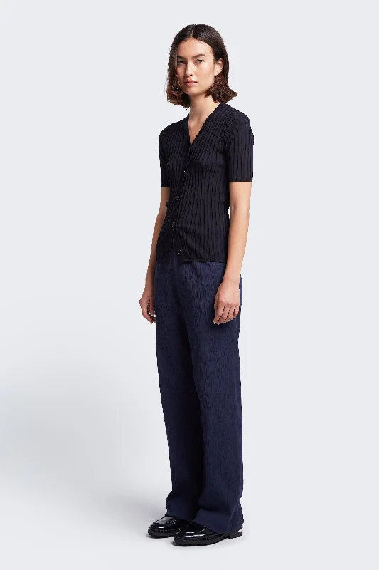 Oracle Crinkle Pant Ink Classic Straight Pants