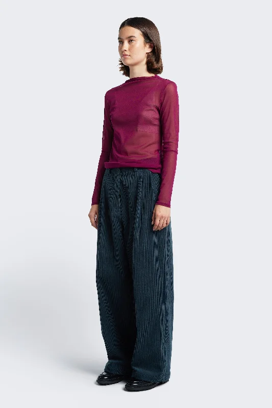 Interim Cord Pant Petrol Blue Soft Stretch Trousers