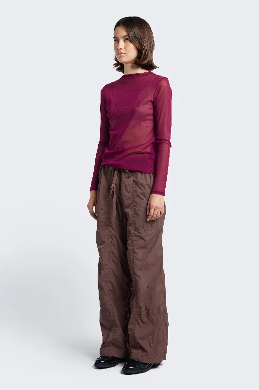 Inland Pant Cocoa Fashionable Button-Up Pants