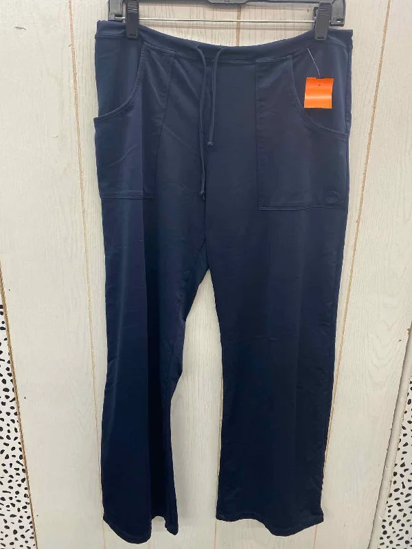 Jockey Navy Womens Size M Pants Cozy Maternity Pants