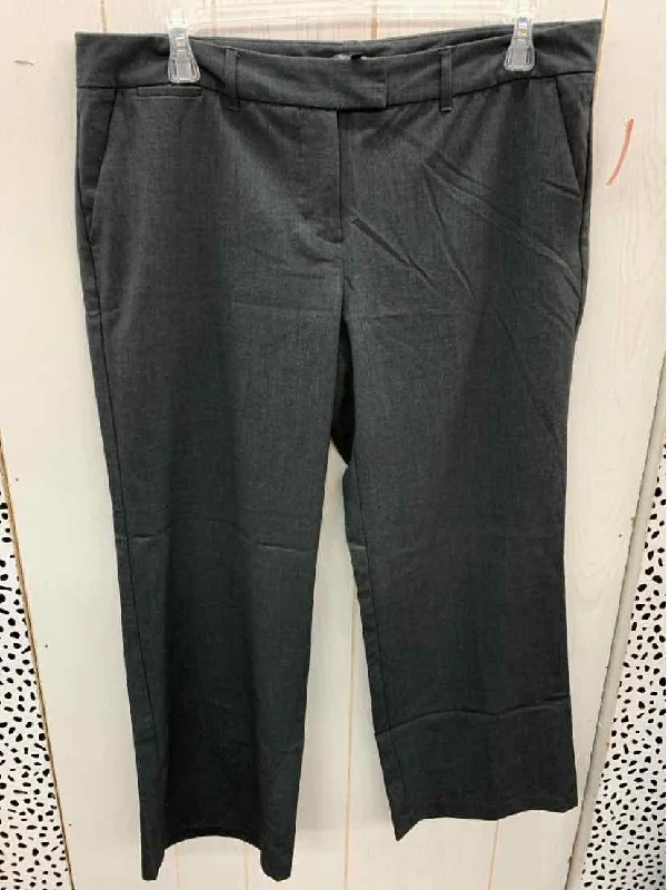 Daisy Fuentes Gray Womens Size 18W Pants High-Waist Jogger Pants