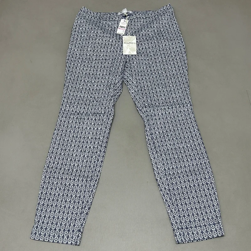 TOMMY BAHAMA Women's Geo in a Bottle Pant Island Navy Size 6 (New) Casual Skinny Fit Pants