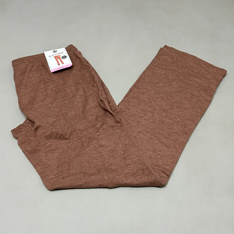 MEMBERS MARK Favorite Straight Leg Soft Pant Brown Size Small (New) Comfortable Denim Leggings