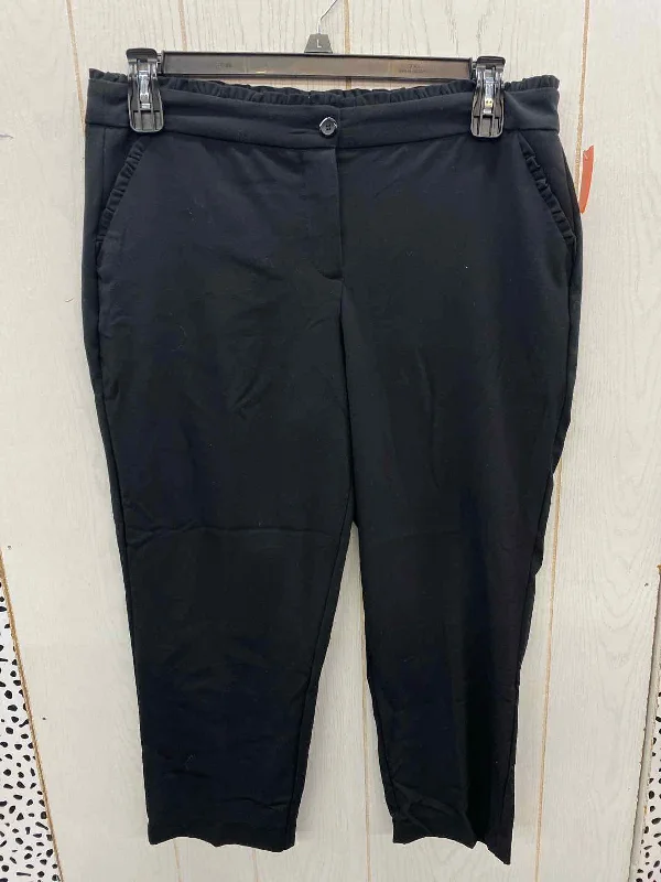 Maurices Black Womens Size 14 Pants Stylish Slim Trousers