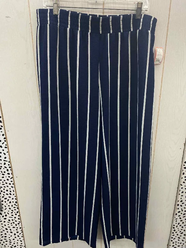 Apt 9 Blue Womens Size 12 Pants Fashionable Track Pants