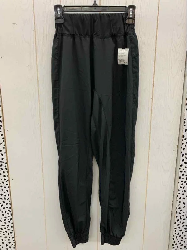 Black Womens Size Small Pants Lightweight Linen Pants