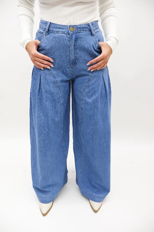 Laney Pants Relaxed High-Waist Trousers
