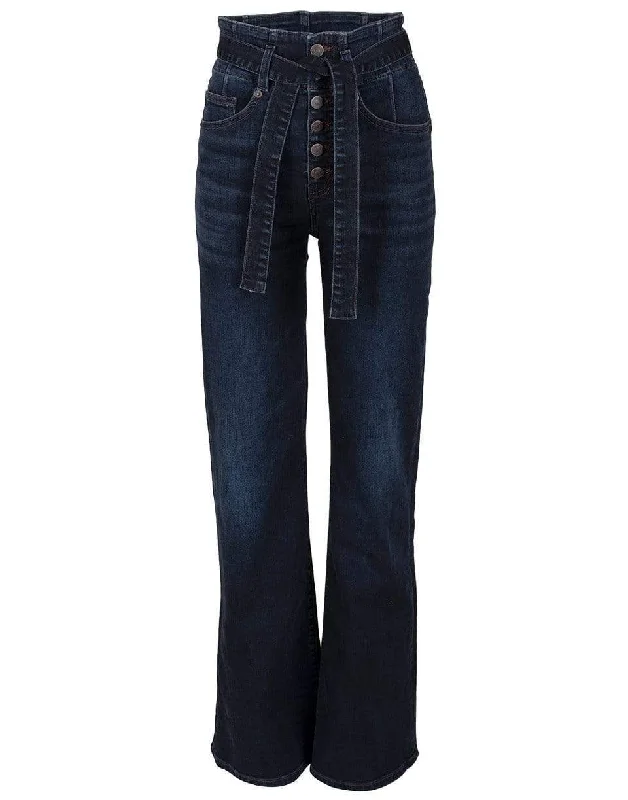 Rosanna Corset Wide Leg Pant Comfortable Wide-Leg Pants
