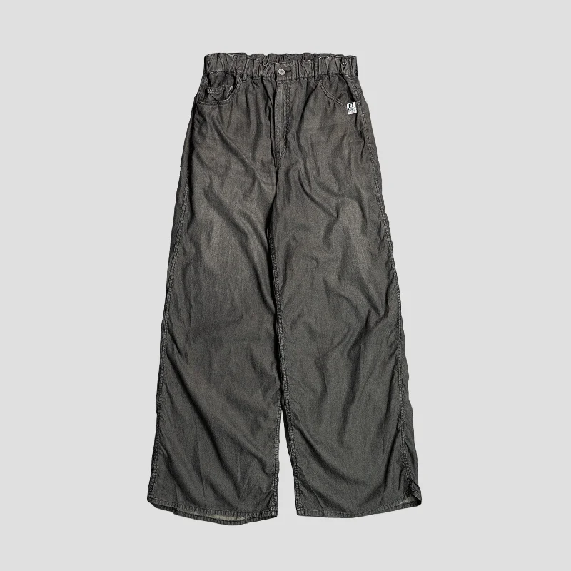 TENCEL DENIM GATHERED PANTS Chic Slim Fit Pants