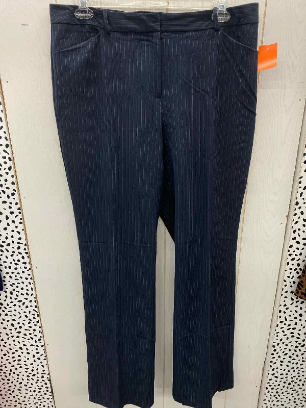 Worthington Navy Womens Size 16 Tall Pants Comfy High-Waist Jeans