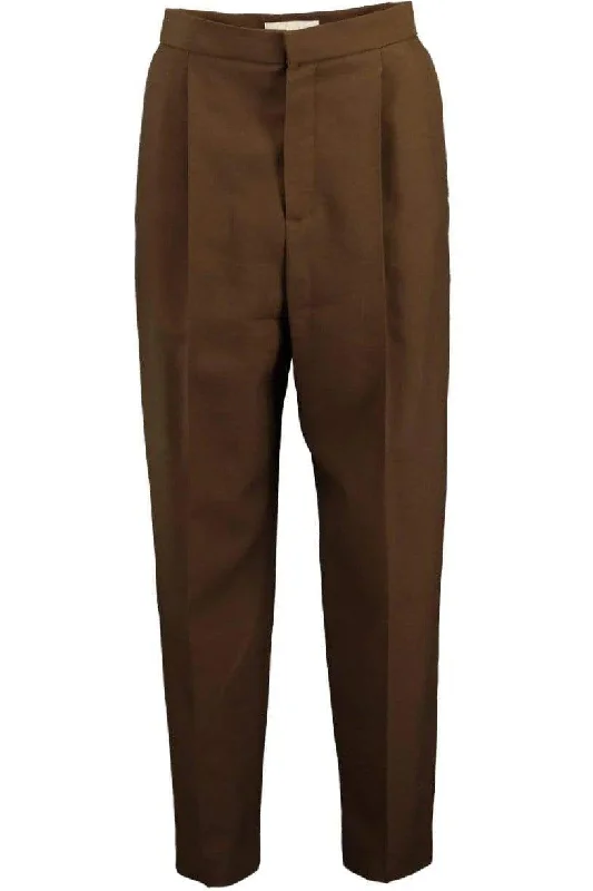 Front Pleated Wide Leg Pant Comfy Athletic Pants