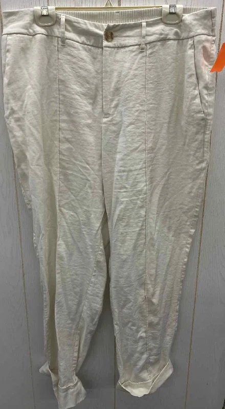 A New Day Cream Womens Size 18 Pants Soft Stretch Leggings