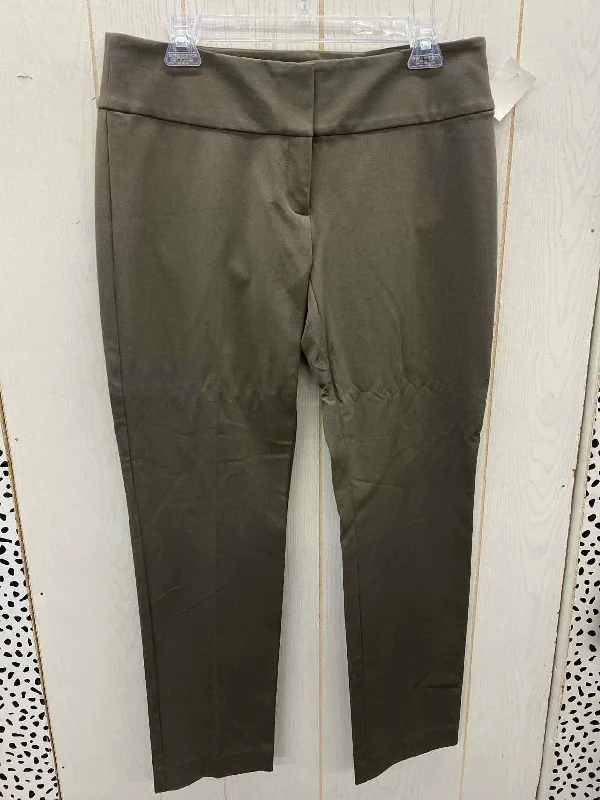 Alfani Taupe Womens Size 10 Pants Classic Straight Pants