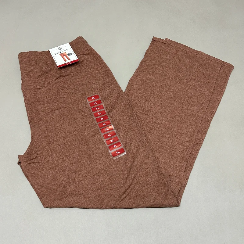 MEMBERS MARK Favorite Straight Leg Soft Pant Brown Size X-Large (New) Cozy Maternity Pants