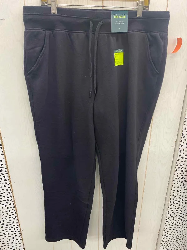 TekGear Black Womens Size XL Pants Classic Straight Pants