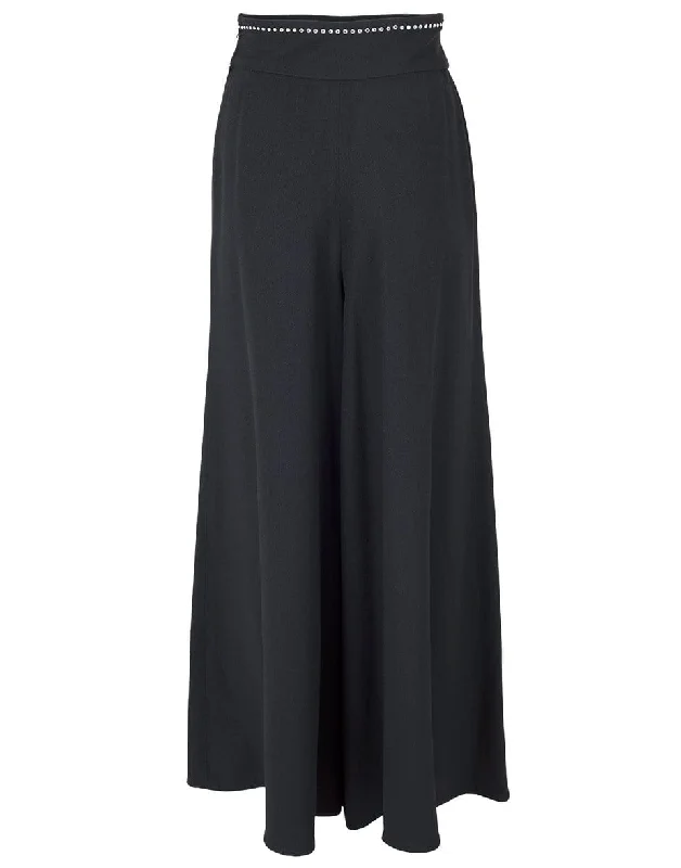Wide Leg Studded Pant Casual Lounge Pants