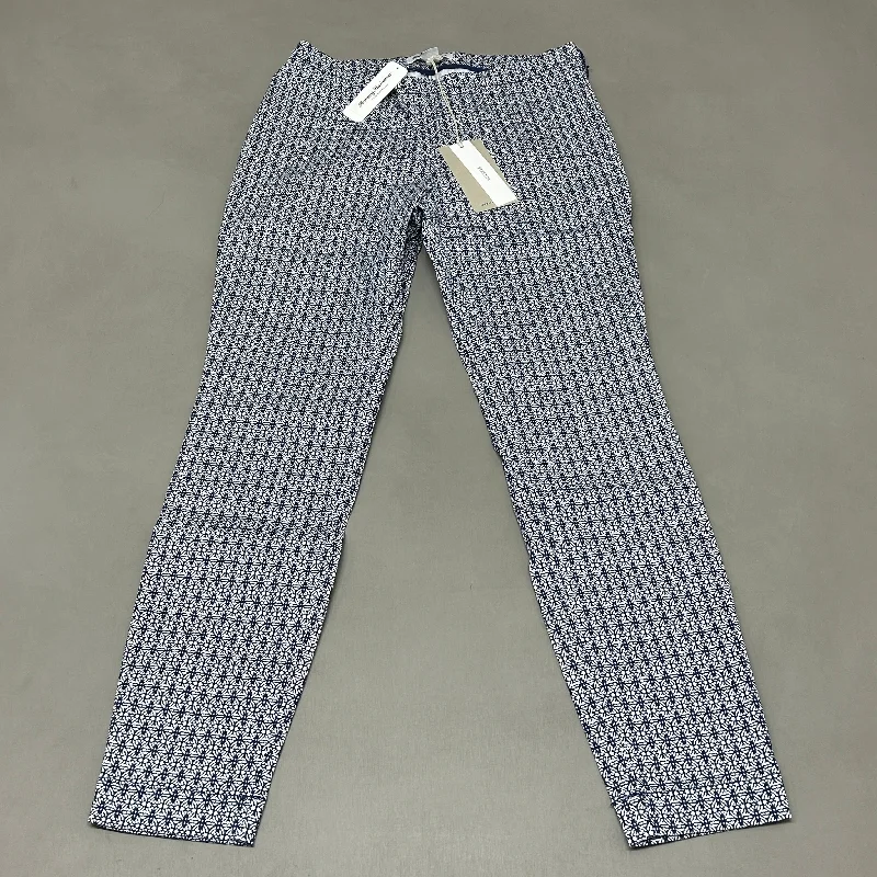 TOMMY BAHAMA Women's Geo in a Bottle Pant Island Navy Size 2 (New) High-Waist Yoga Pants