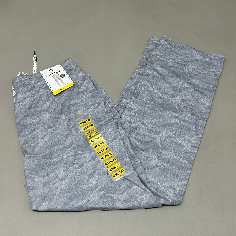 MEMBERS MARK Favorite Straight Leg Soft Pant Light Grey Camo Size Medium (New) Comfy Athletic Pants