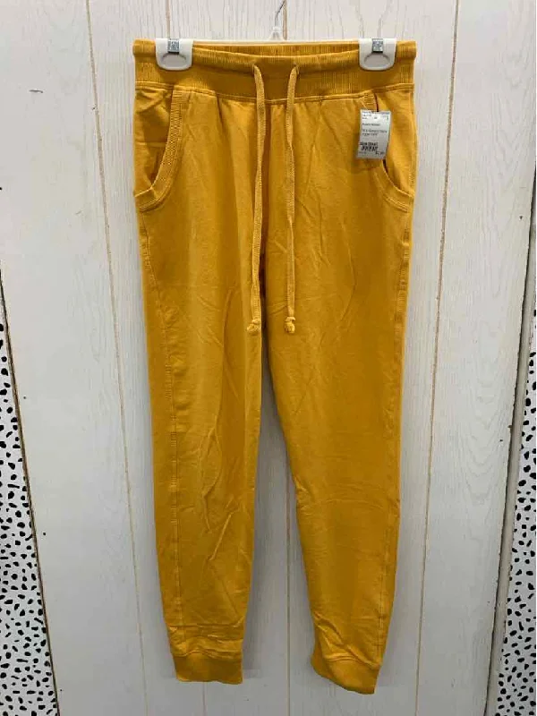 Mustard Womens Size Small Pants Casual Yoga Pants