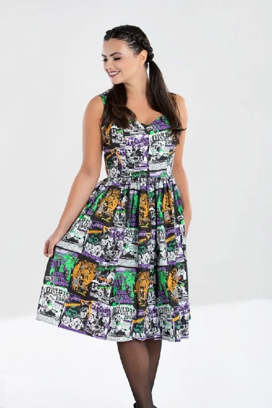 Hell Bunny Be Afraid 50's Dress