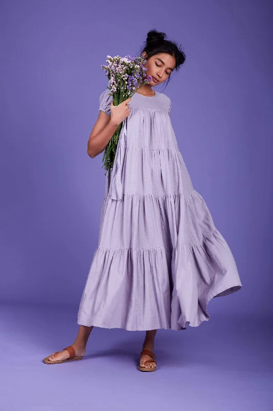 Vena Aakaar Dress SS Lavender