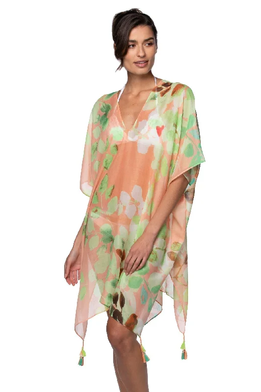 Sweet Pea V-Neck Dress in Peach