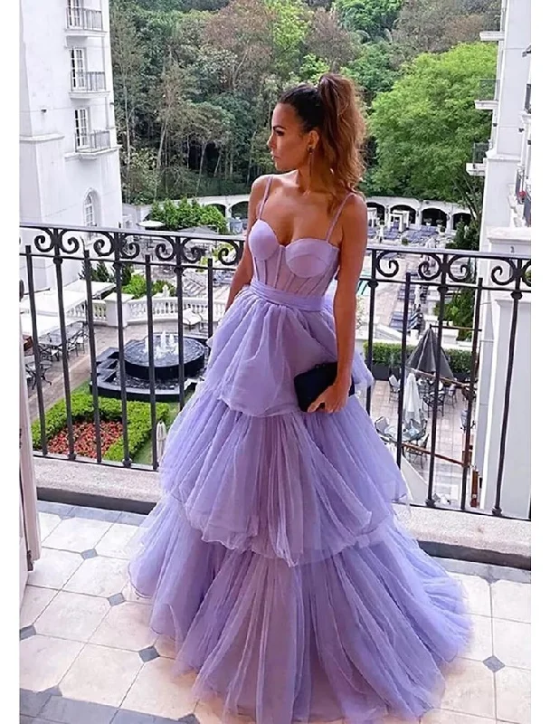 Ball Gown Prom Dresses Tiered Dress Formal Floor Length Sleeveless Sweetheart Tulle Backless with Pleats Ruched,DP0137 Ball Gown Prom Dresses Tiered Dress Formal Floor Length Sleeveless Sweetheart Tulle Backless with Pleats Ruched,DP0137