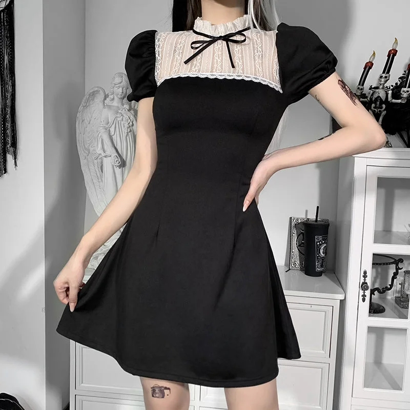 Julia Fashion - Women's Gothic Lolita A-line Dress