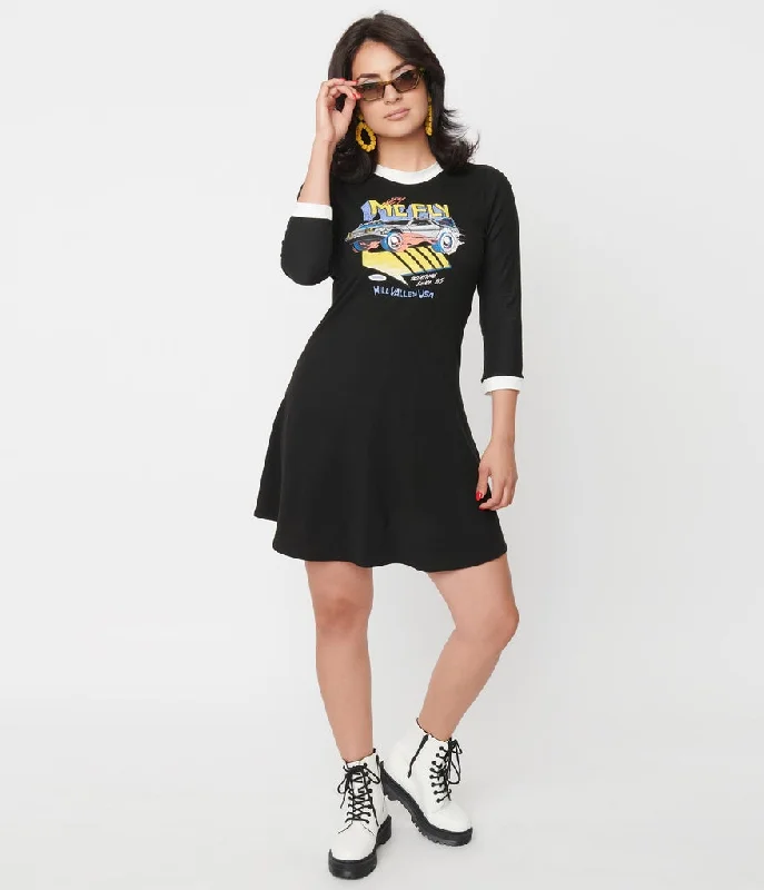 Unique Vintage x Back To The Future McFly Skater Dress
