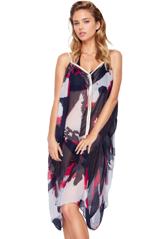Rita Reversible Sun Dress in Spring Splendor Print