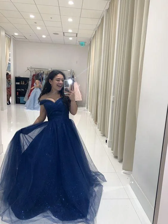 Newest Prom Dress,Off The Shoulder Prom Dress,A-Line Prom Dress,Long Prom Dress C1621