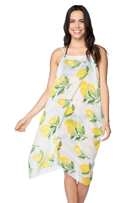 Rita Reversible Dress in Lemon Balm