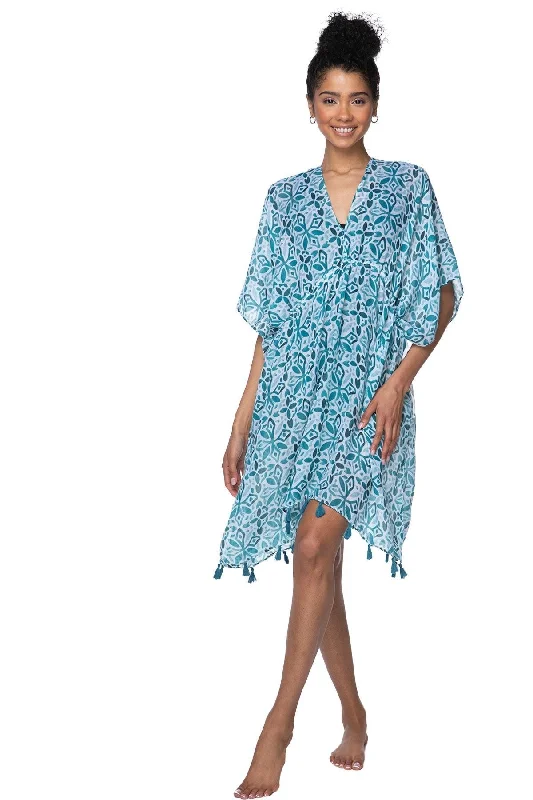 Blue Tiles Isle Dress
