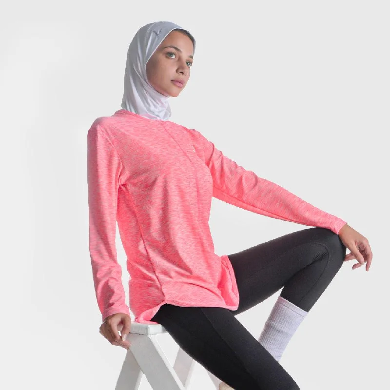 Doe modest sports t-shirt Zippered Buttoned Snapped