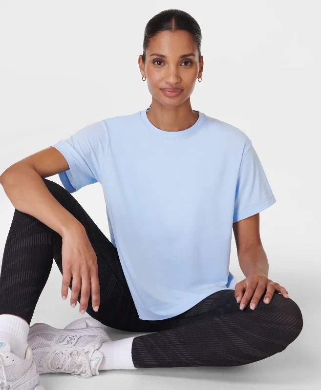 Breathe Easy Circuit T-shirt Sb9918 Breeze-Blue Zippered Front Buttoned Front Snap Front