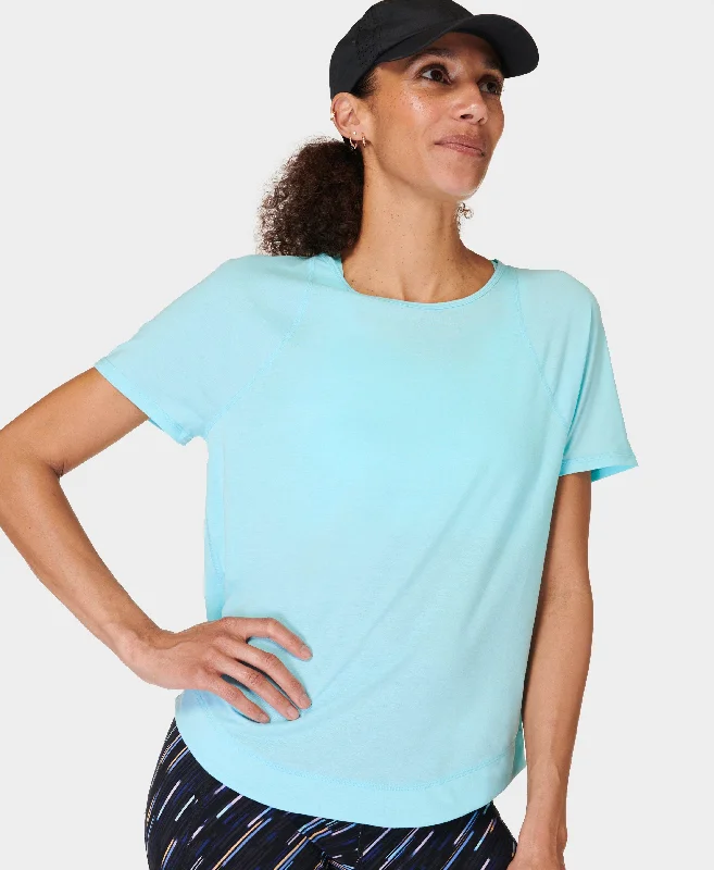 Breathe Easy T-shirt Sb9121 Aqua-Pop-Blue Anti-Shrink Durable Soft