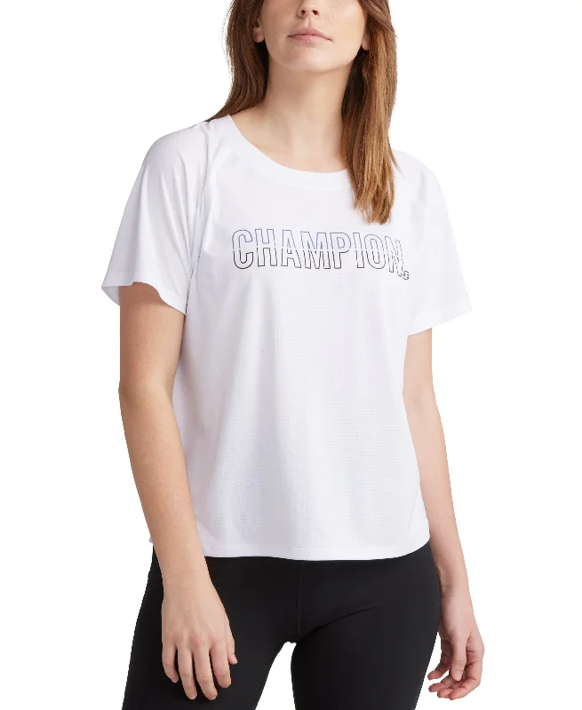 Champion Womens Double Dry T-Shirt Cozy Warm Stylish
