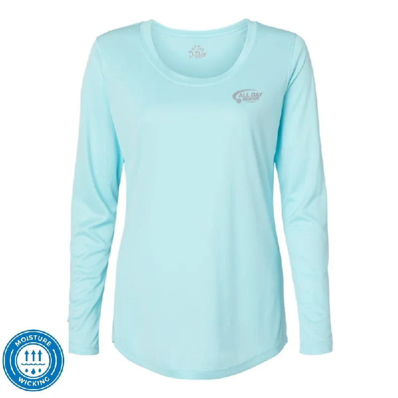 Ladies PMAX Performance Longsleeve Tee Ribbed T-Shirt High Neck Heavyweight
