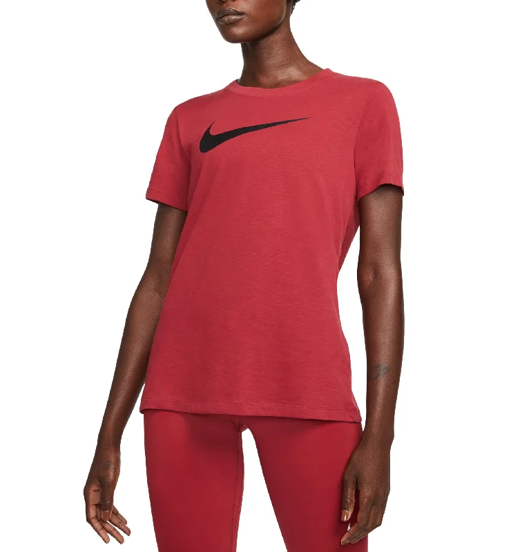 Nike Womens Dry Logo Training T-Shirt Polka Dot Checkered Tartan