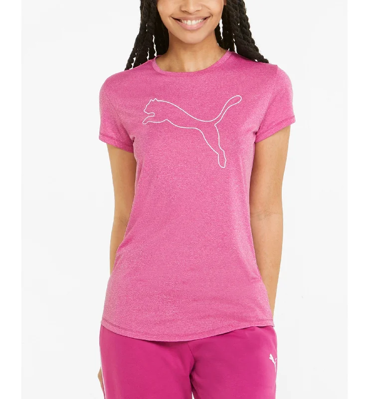 Women's Heather Performance Logo Graphic T-Shirt Ribbed T-Shirt High Neck Heavyweight Women's Heather Performance Logo Graphic T-Shirt Ribbed T-Shirt High Neck Heavyweight