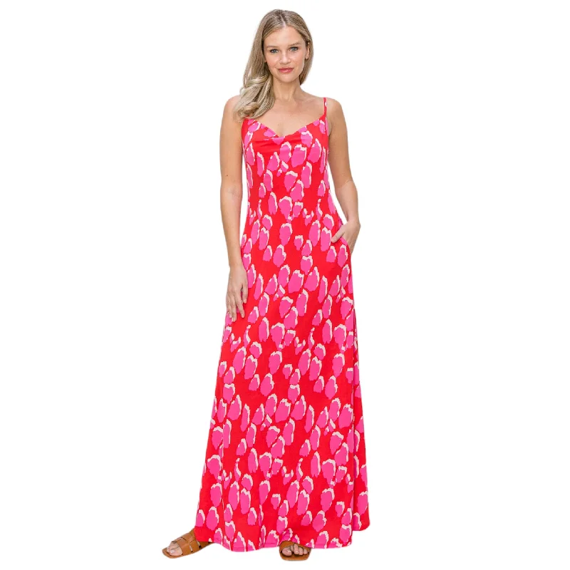 Artistic Allure: Abstract Print Jersey Slip Fully Lined Maxi Dress with Pocket Elegant Maxi Dress with Belt Artistic Allure: Abstract Print Jersey Slip Fully Lined Maxi Dress with Pocket Elegant Maxi Dress with Belt