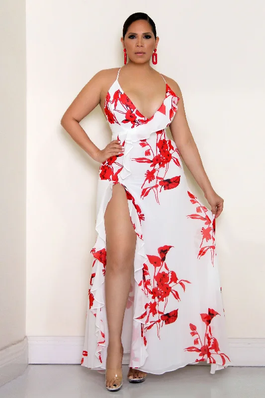 Audrey Spaghetti Strap Maxi Dress Elegant Tiered Maxi Dress