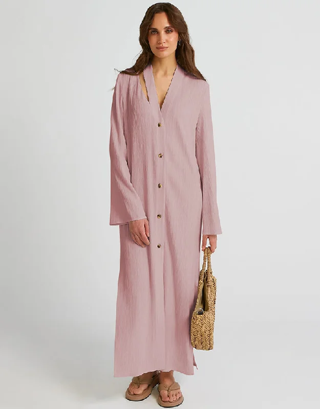 Baby Pink Heavy Designer Heavy Fancy Maxi Dress Comfortable Maxi Dress with Belt