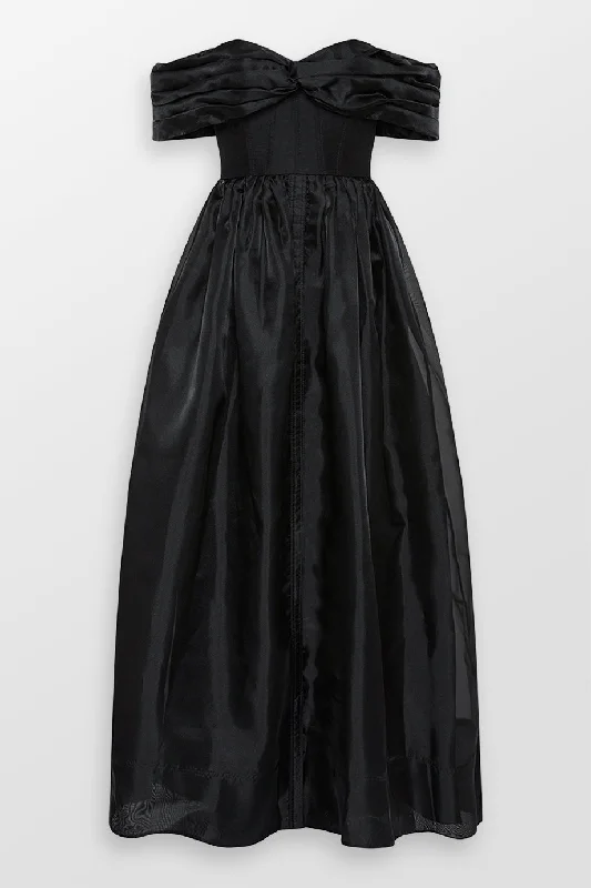 Cordelia Corsetted Maxi Dress Stylish V-Neck Maxi Dress