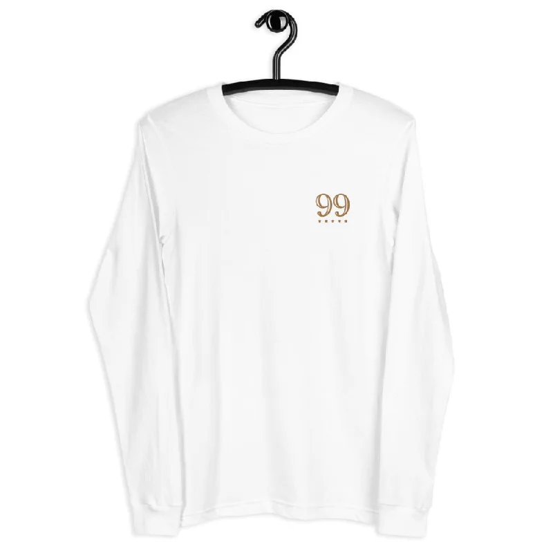 Imperfectly Perfect | Unisex Long Sleeve Tee Fleece Nylon Spandex