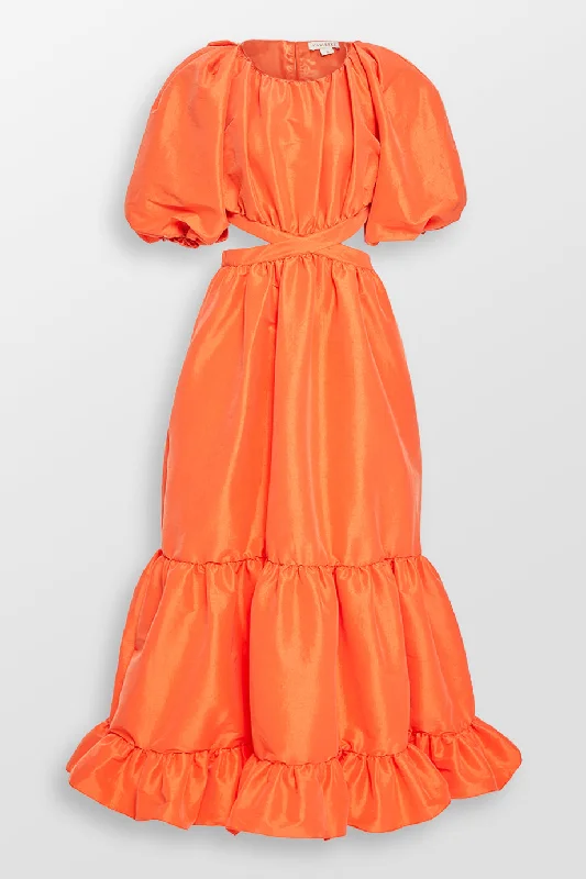 Laila Taffeta Maxi Dress Chic Summer Floral Maxi Dress