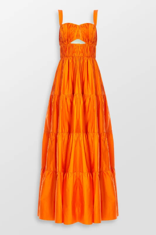 Vera Cut Out Maxi Dress Cozy Longline Maxi Dress